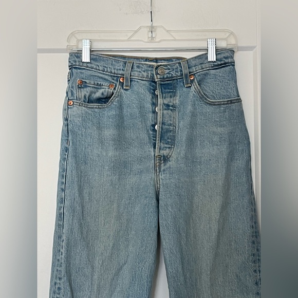 Levi's Ribcage straight Cropped Light-wash 28 - Picture 3 of 8